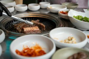 韓国焼肉の調理