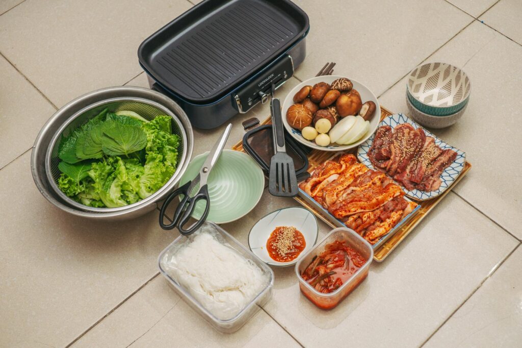 韓国料理のサムギョプサル