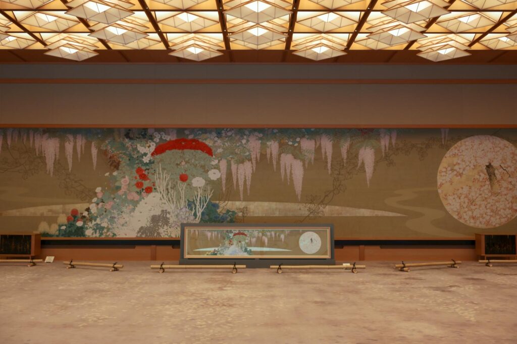 博物館の落ち着いた展示