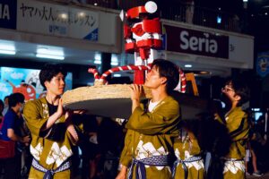 お盆の家族