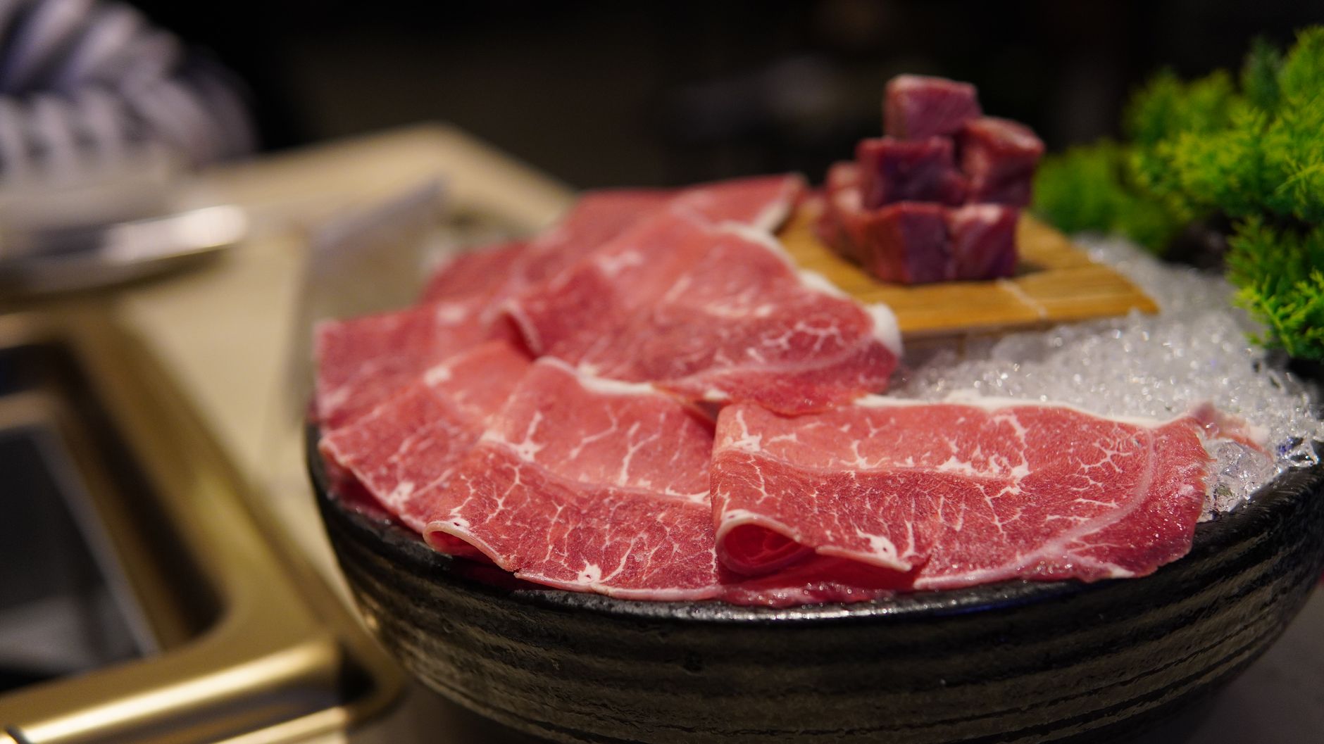 国産和牛のしゃぶしゃぶ