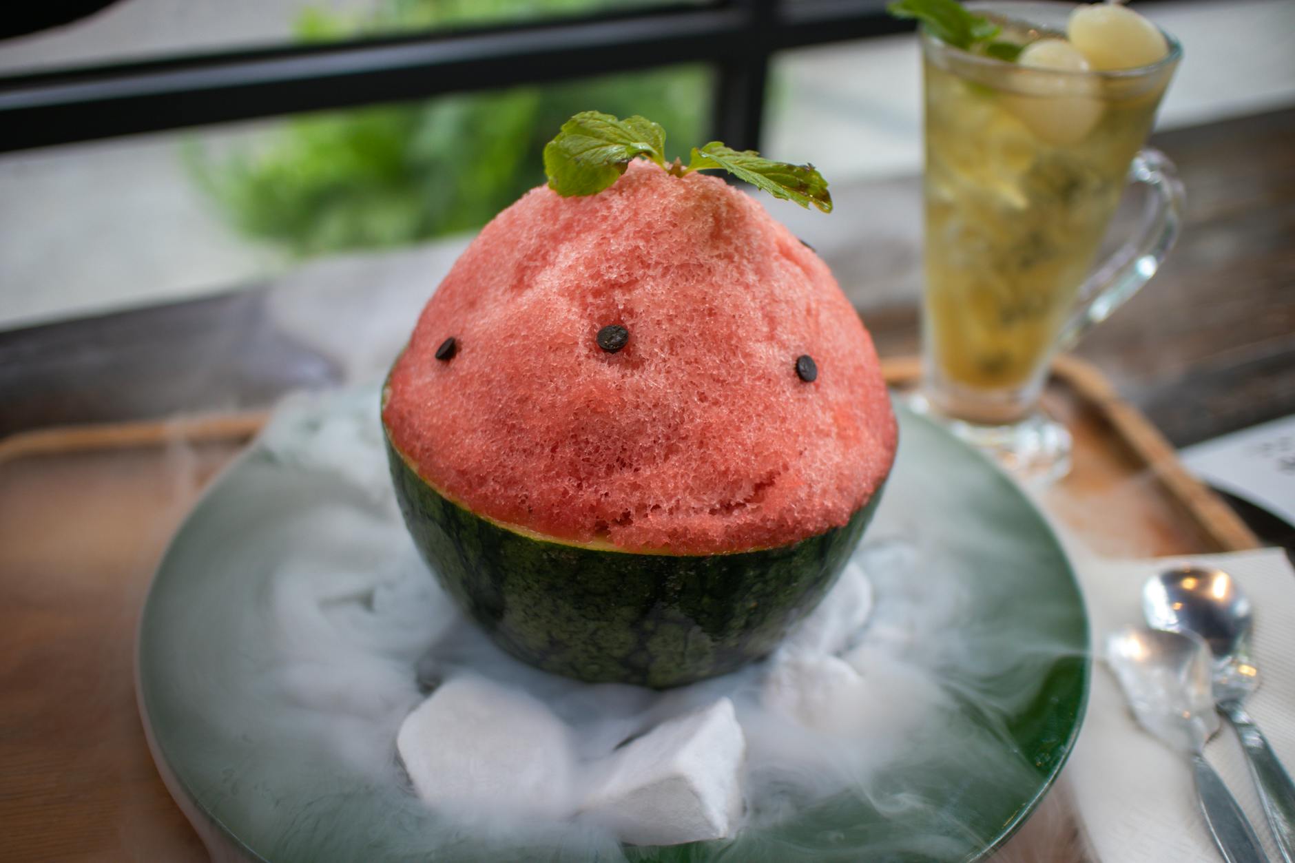 天然氷のかき氷