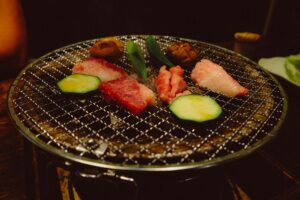 1人焼肉のカウンター席