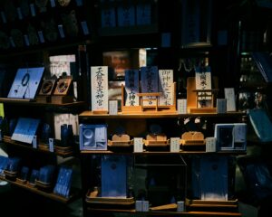 お土産が並ぶ売場