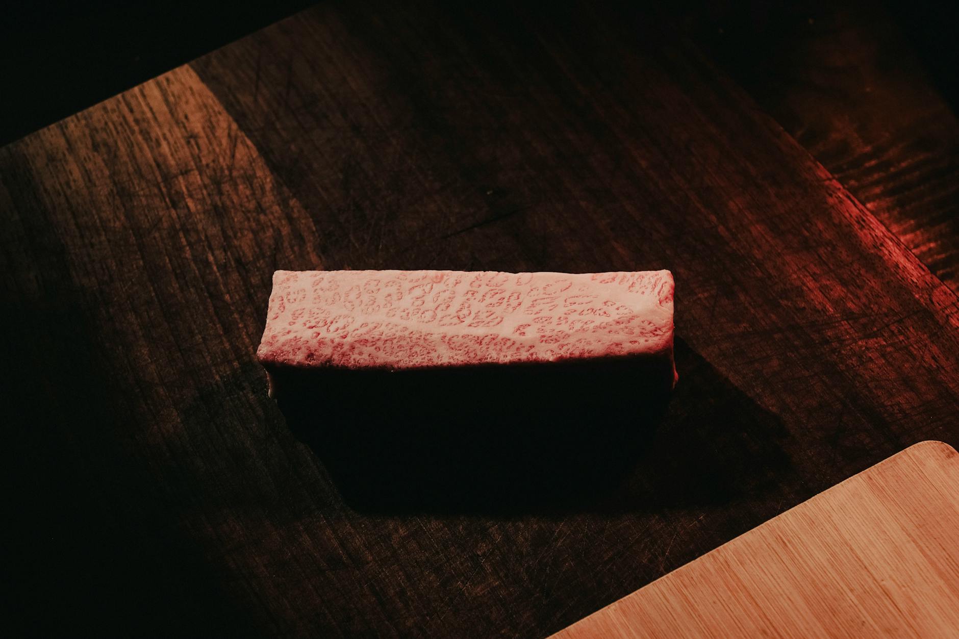 ステーキの盛り付け