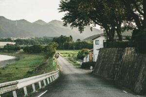 郊外の自然風景