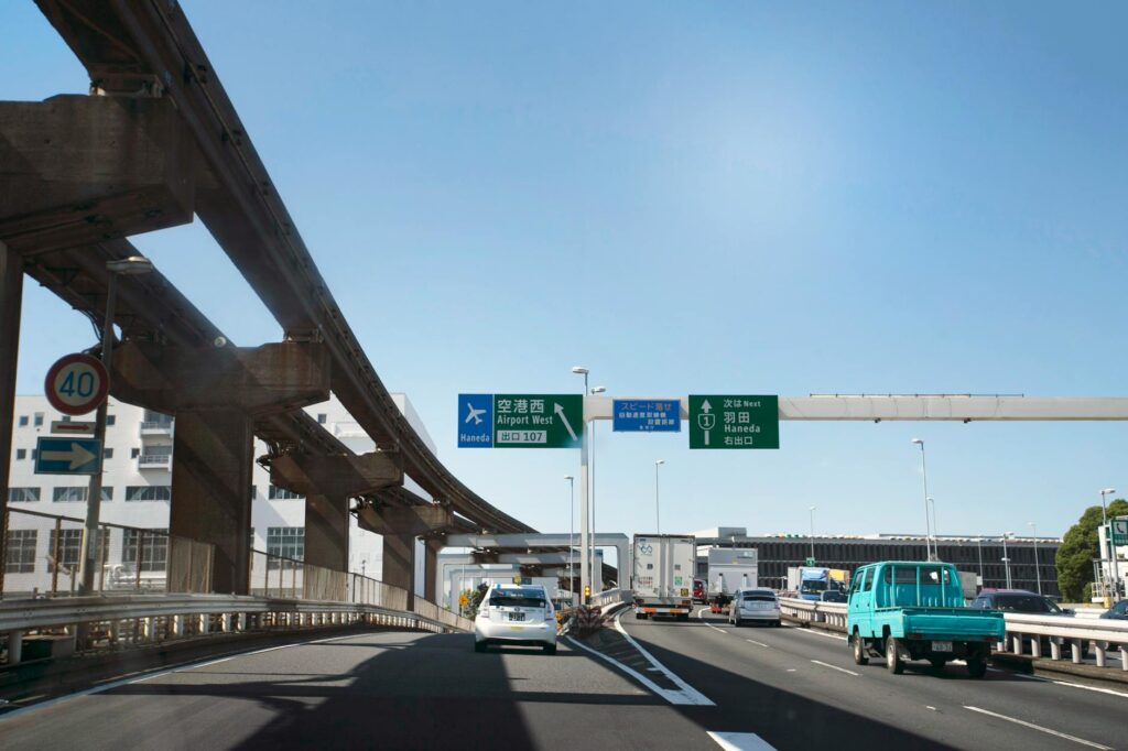 ドライブの景色