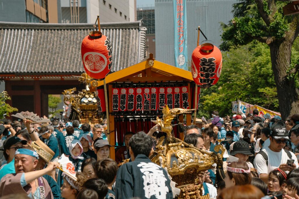 山笠の力強い姿