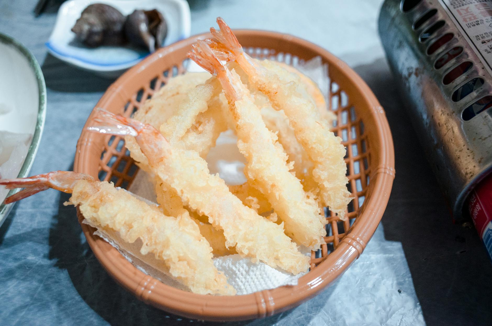 カウンター割烹の天ぷら