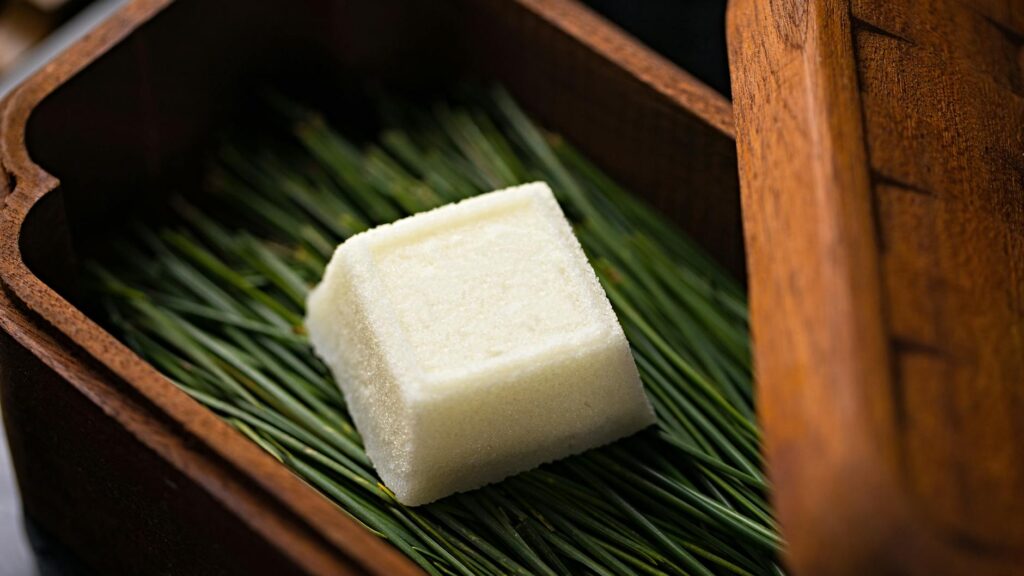和菓子の盛り付け
